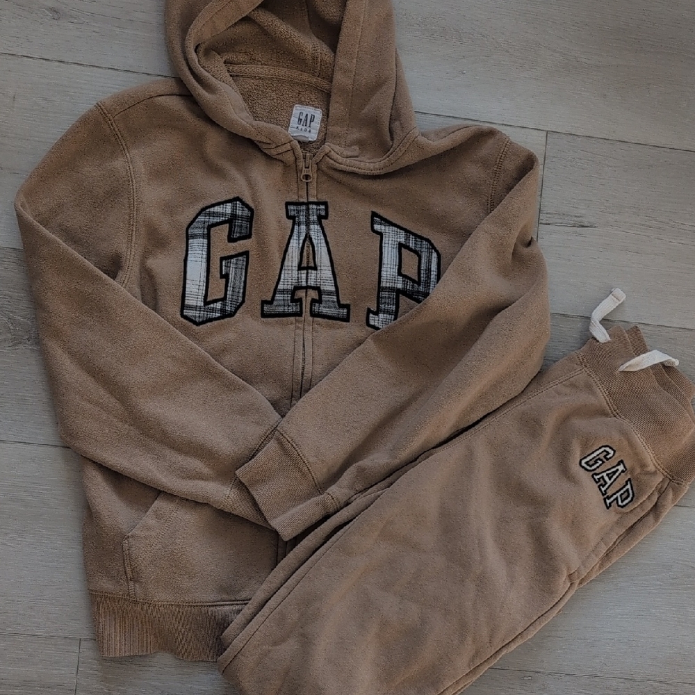 GAP Brown Hoodie and Joggers Set